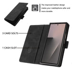 Custodia in pelle con stampa 3D a libro per Samsung Galaxy Z Fold7 5G