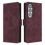 Custodia in pelle con stampa 3D a libro per Samsung Galaxy Z Fold7 5G