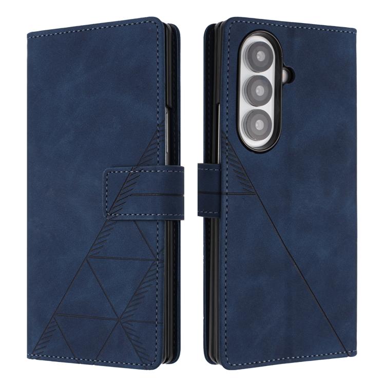 Custodia in pelle con stampa 3D a libro per Samsung Galaxy Z Fold7 5G
