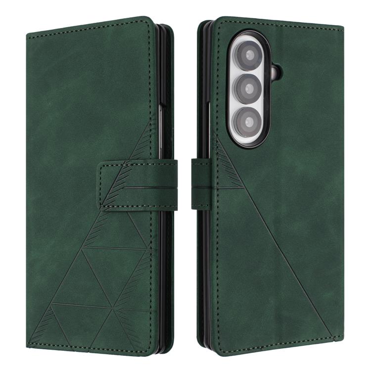 Custodia in pelle con stampa 3D a libro per Samsung Galaxy Z Fold7 5G