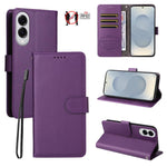 Custodia pelle con portafoglio e protezione RFID per Galaxy S25 / S24, S25+ /