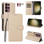 Custodia in pelle con portafoglio e protezione RFID per Galaxy S23 5G, S20 FE e