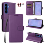 Custodia pelle con portafoglio e protezione RFID per Galaxy S25 / S24, S25+ /