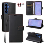 Custodia pelle con portafoglio e protezione RFID per Galaxy S25 / S24, S25+ /