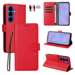Custodia pelle con portafoglio e protezione RFID per Galaxy S25 / S24, S25+ /