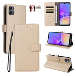 Custodia pelle con portafoglio e protezione RFID per Samsung Galaxy A05, A05s