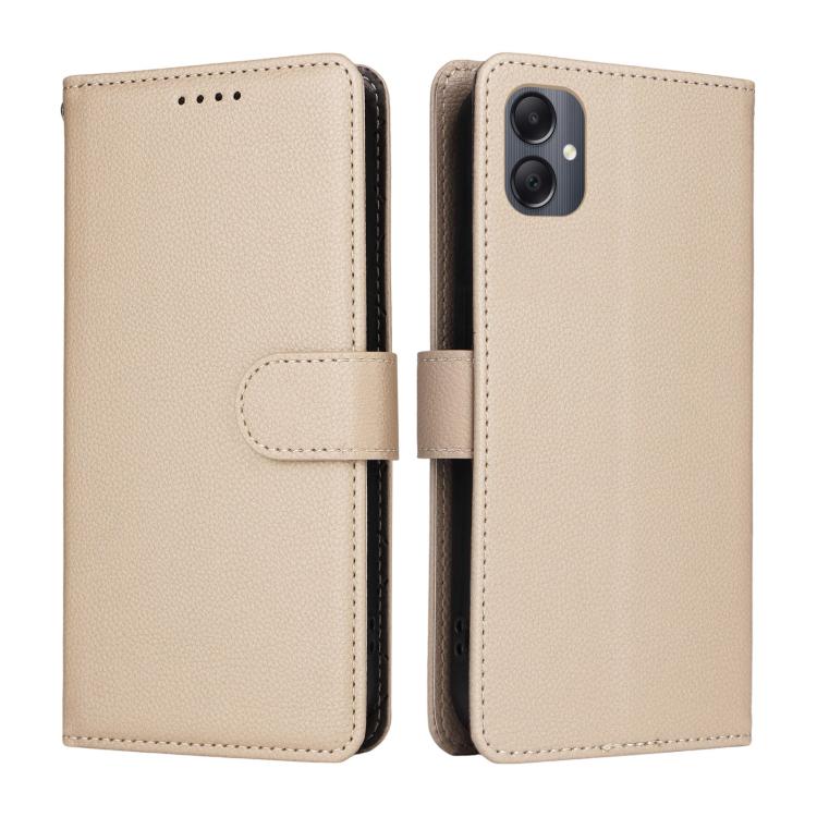 Custodia pelle con portafoglio e protezione RFID per Samsung Galaxy A05, A05s