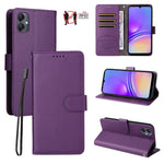 Custodia pelle con portafoglio e protezione RFID per Samsung Galaxy A05, A05s