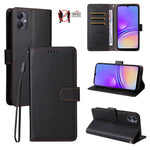 Custodia pelle con portafoglio e protezione RFID per Samsung Galaxy A05, A05s
