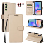 Custodia pelle con portafoglio e protezione RFID per Samsung Galaxy A05, A05s
