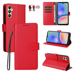 Custodia pelle con portafoglio e protezione RFID per Samsung Galaxy A05, A05s