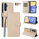 Custodia in pelle con portafoglio e protezione RFID per Samsung Galaxy A36, A15