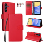 Custodia in pelle con portafoglio e protezione RFID per Samsung Galaxy A36, A15