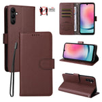 Custodia pelle con portafoglio e protezione RFID per Samsung Galaxy A05, A05s