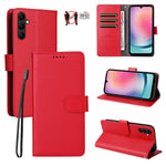 Custodia pelle con portafoglio e protezione RFID per Samsung Galaxy A05, A05s