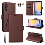 Custodia pelle con portafoglio e protezione RFID per Samsung Galaxy A05, A05s