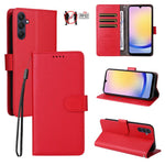 Custodia pelle con portafoglio e protezione RFID per Samsung Galaxy A05, A05s
