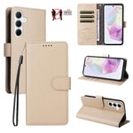 Custodia in pelle con portafoglio e protezione RFID per Samsung Galaxy A36, A15