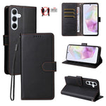 Custodia in pelle con portafoglio e protezione RFID per Samsung Galaxy A36, A15