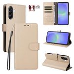Custodia in pelle con portafoglio e protezione RFID per Samsung Galaxy A36, A15