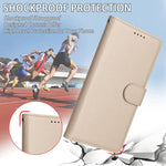 Custodia in pelle con portafoglio e protezione RFID per Samsung Galaxy A36, A15