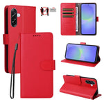 Custodia in pelle con portafoglio e protezione RFID per Samsung Galaxy A36, A15