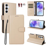 Custodia in pelle con portafoglio e protezione RFID per Samsung Galaxy A36, A15