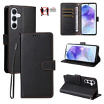 Custodia in pelle con portafoglio e protezione RFID per Samsung Galaxy A36, A15