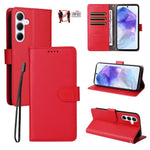 Custodia in pelle con portafoglio e protezione RFID per Samsung Galaxy A36, A15
