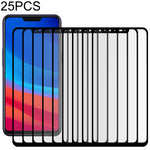 Pellicola vetro temperato schermo intero con colla per OPPO 25 pezzi