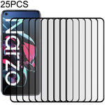 Pellicola vetro temperato schermo intero con colla per OPPO 25 pezzi