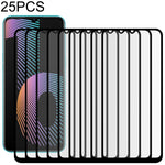 Pellicola vetro temperato schermo intero con colla per OPPO 25 pezzi