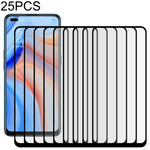 Pellicola vetro temperato schermo intero con colla per OPPO 25 pezzi