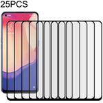 Pellicola vetro temperato schermo intero con colla per OPPO 25 pezzi