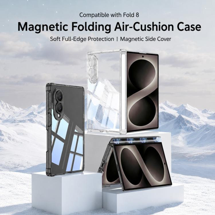 Custodia pieghevole con cerniera magnetica e airbag per Galaxy Z Fold8 5G