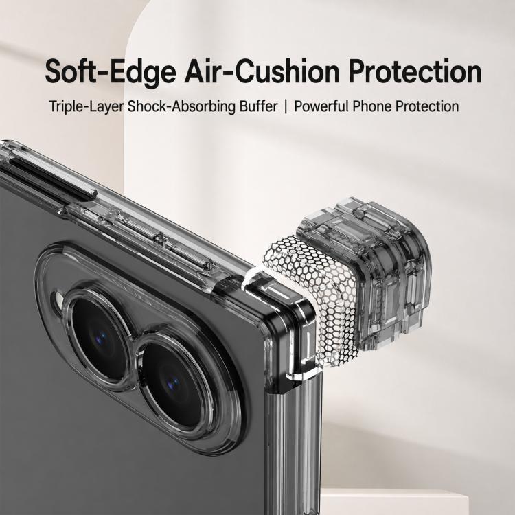 Custodia pieghevole con cerniera magnetica e airbag per Galaxy Z Fold8 5G