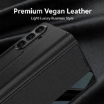 Custodia in pelle con portafoglio integrato per Galaxy Z Fold8 Ultra 5G e