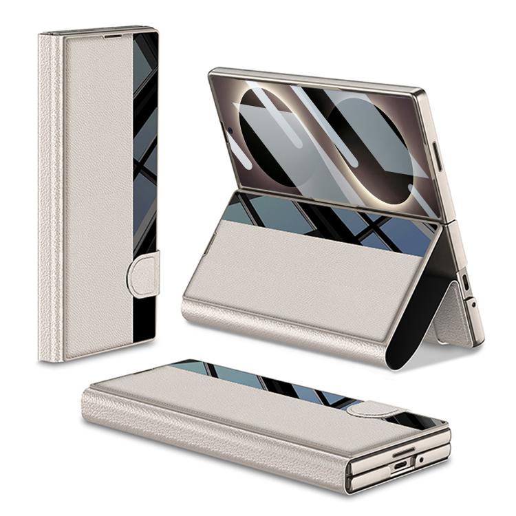 Custodia in pelle con portafoglio integrato per Galaxy Z Fold8 Ultra 5G e