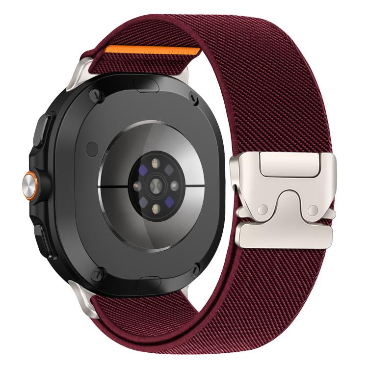 Cinturino per orologio in nylon elasticizzato con fibbia a paracadute xDfind, For Samsung Galaxy Watch8 / Watch8 Classic