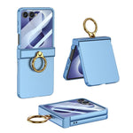 Custodia ultra sottile con cerniera integrata e anello per Galaxy Z Flip8 5G e