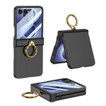 Custodia ultra sottile con cerniera integrata e anello per Galaxy Z Flip8 5G e