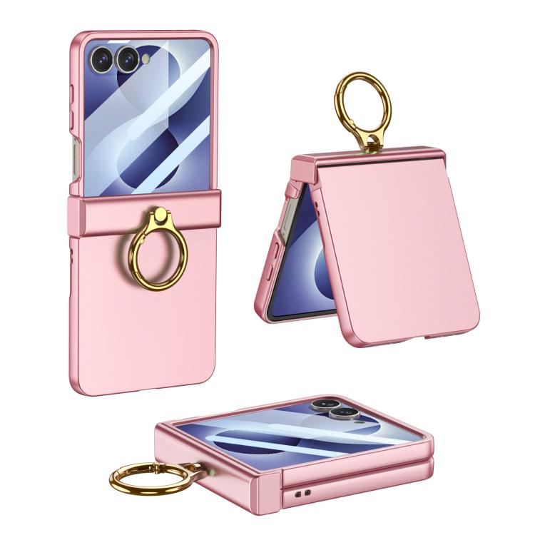 Custodia ultra sottile con cerniera integrata e anello per Galaxy Z Flip8 5G e
