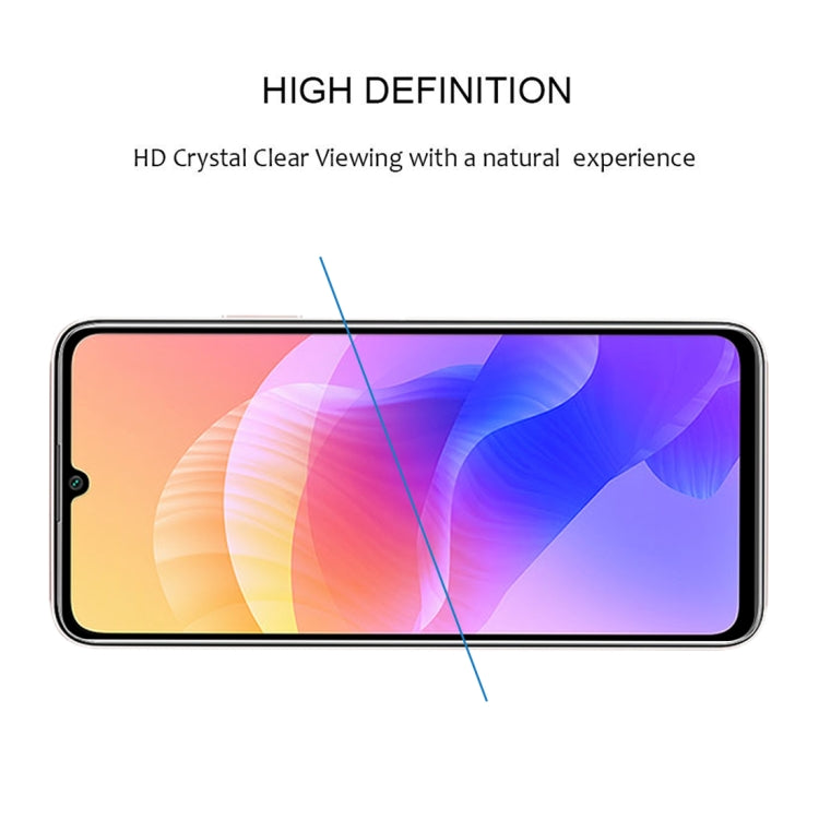 Pellicola vetro temperato schermo intero con colla completa per Huawei Enjoy 20
