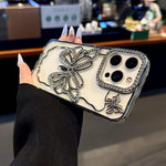 Custodia TPU con farfalla galvanizzata per iPhone 12 e 13
