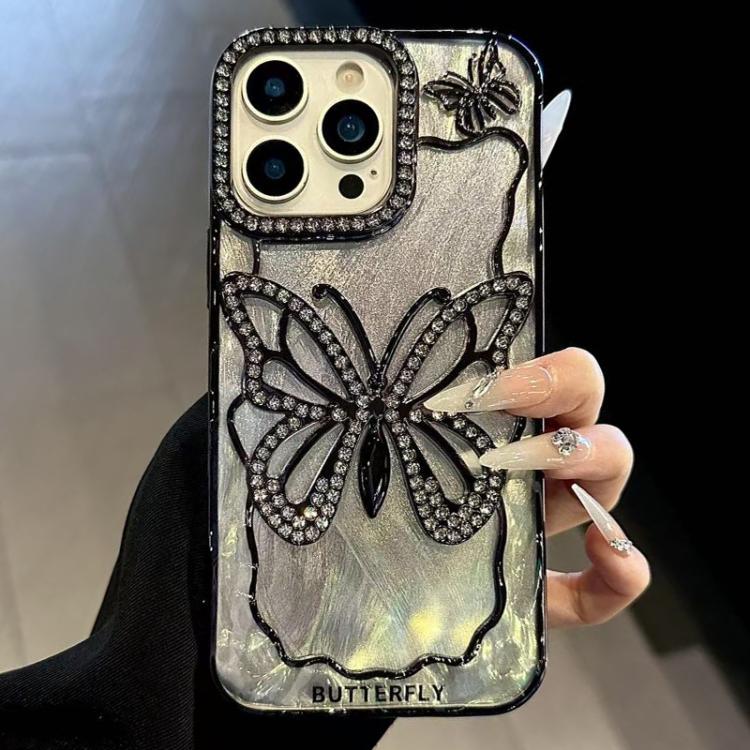 Custodia TPU effetto farfalla per iPhone 15 e 16