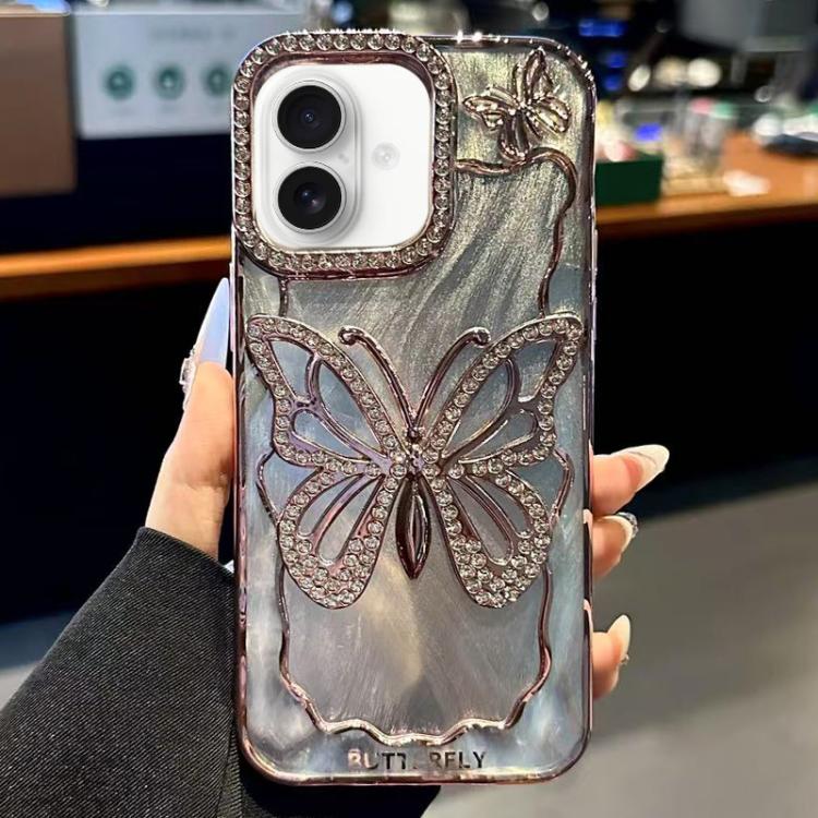 Custodia TPU effetto farfalla per iPhone 15 e 16