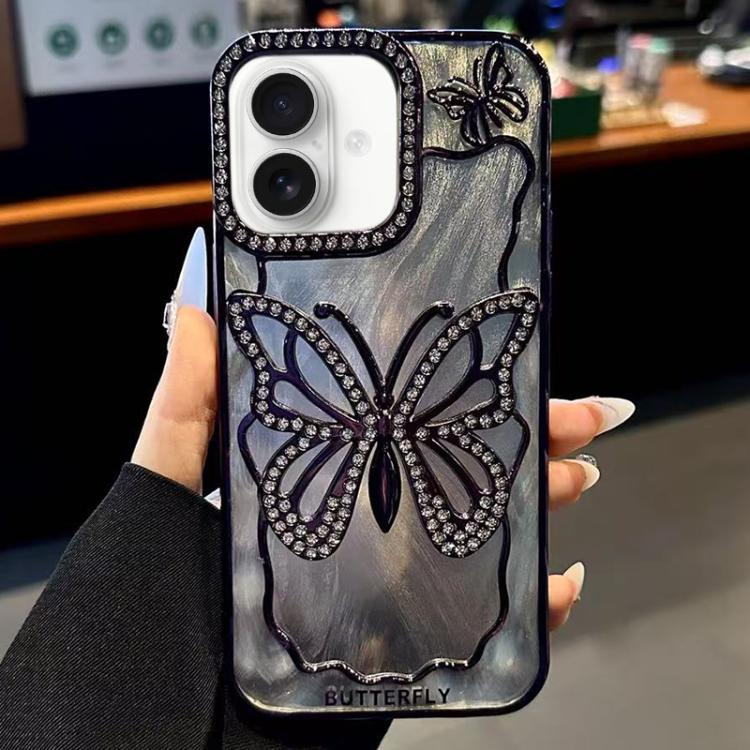 Custodia TPU effetto farfalla per iPhone 15 e 16