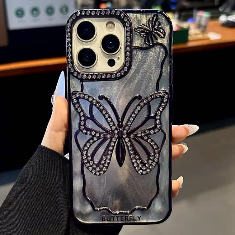 Custodia TPU effetto farfalla per iPhone 15 e 16