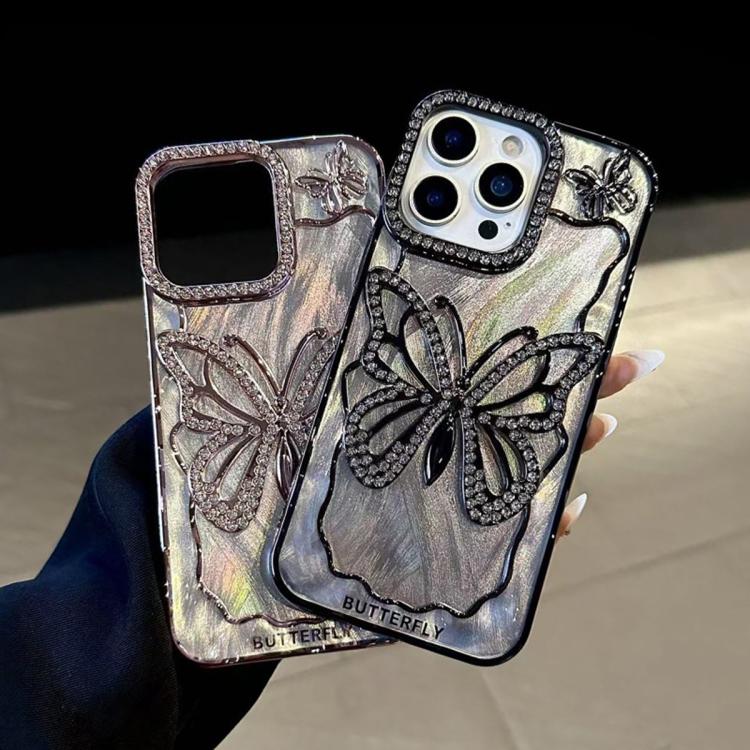 Custodia TPU effetto farfalla per iPhone 15 e 16
