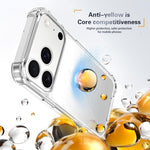 Custodia per telefono antiurto a quattro angoli in acrilico + TPU, For iPhone 17 Pro Max, For iPhone 17 Pro, For iPhone 17, For iPhone Air